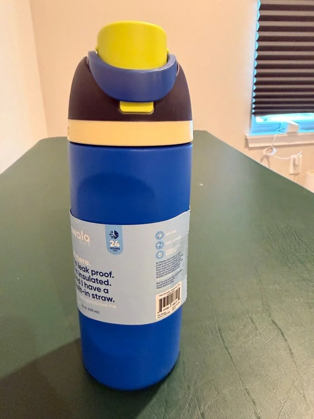Owala FreeSip 16oz Kids Insulated Stainless Steel Water Bottle Leakproof NWT